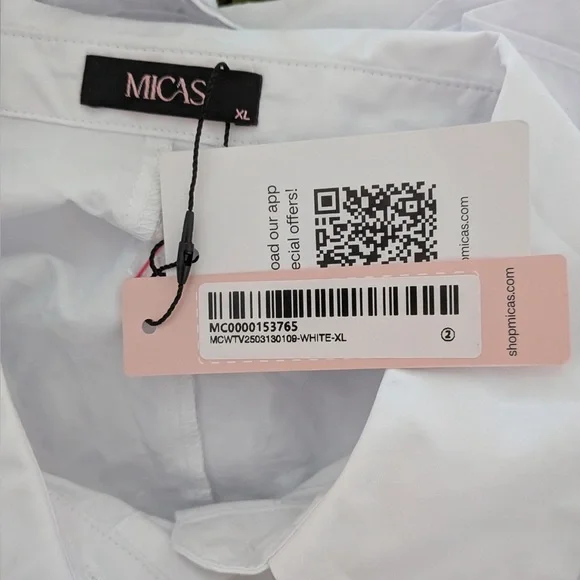 Micas Button Ruffle Ruched Tank Top - Picture 9 of 12